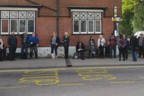 Bus Stop Blues in Tring April 2019