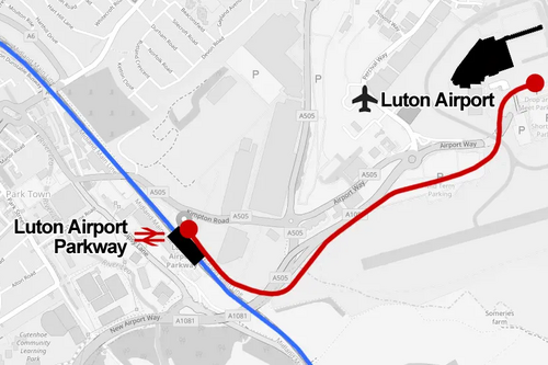 Luton DART Map