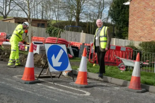 Work on Icknield Way Crossing