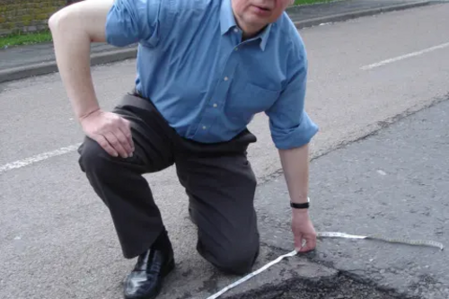 Massive Pothole