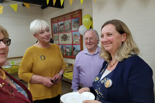 Barbara Gibson and Lucy Nethsingha MEPs