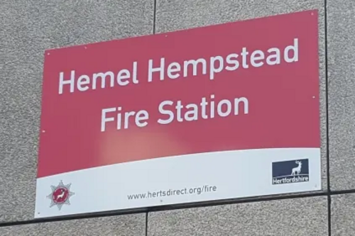 Hemel Fire Station sign