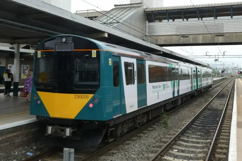 Class230 waits at Bletchley