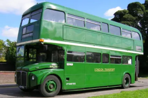 Old Green Bus