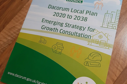 DBC Local Plan summary brochure front cover