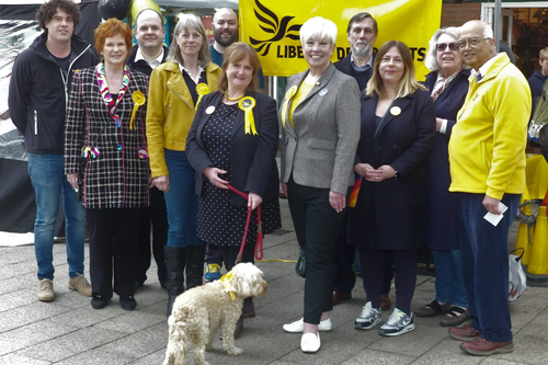 Euro Candidate Barbara Gibson in Berkhamsted