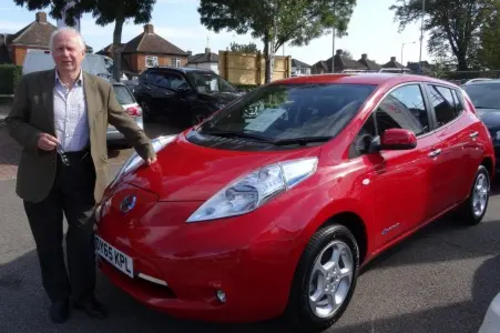 Nick Hollinghurst's Nissan Leaf