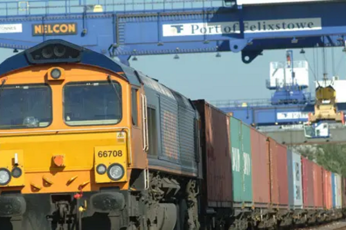 Freight Train at Felixstowe