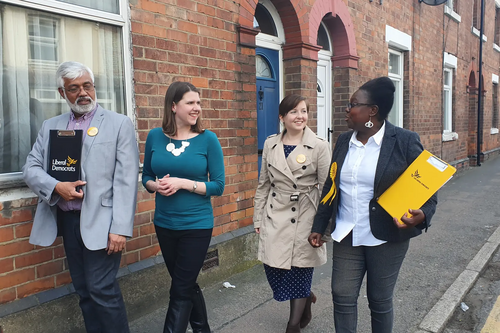 Image courtesy of Watford Liberal Democrats Jo Swinson in Watford
